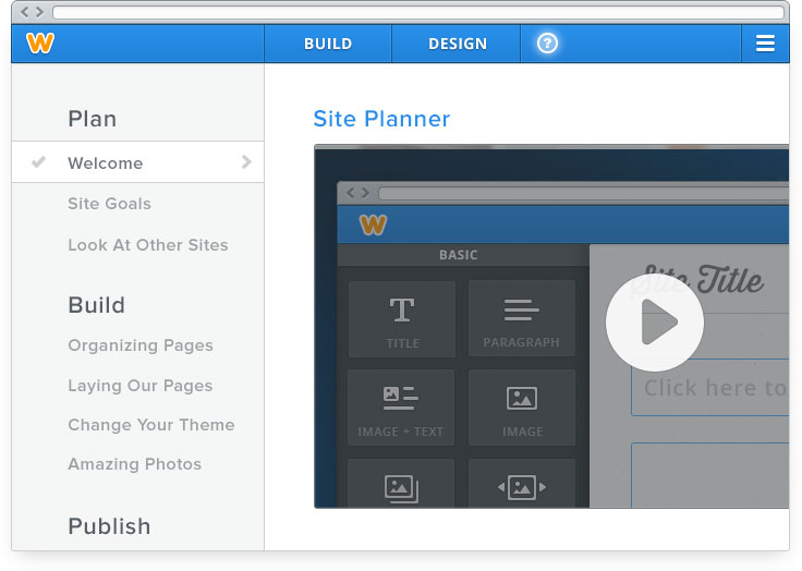 welcome to the site planner