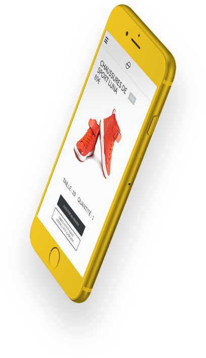 iPhone de commerce électronique