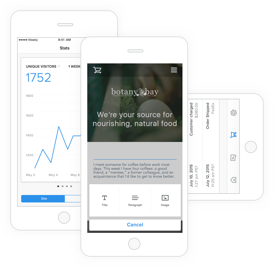 Приложения Weebly для iPhone, IPad и Android: работа с мобильными  устройствами — это легко